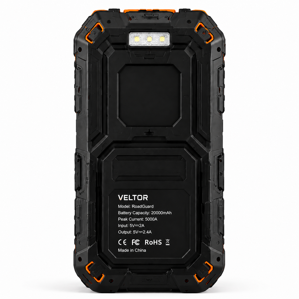 Veltor RoadGuard 4-in-1 Car Jump Starter + Air Compressor
